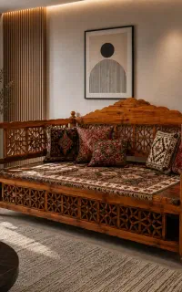 فروش ویژه تخت سنتی چوبی در اقساط۳ماهه