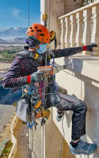 پیچ رول پلاک سنگ نما (بدون نیاز به داربست)