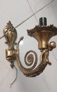 لوستر دیوار کوب برنز