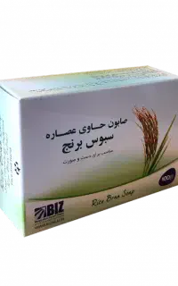 صابون سبوس برنج،درمان اگزما،افتاب سوختگی سفیدکننده