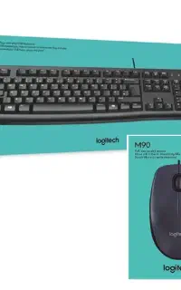 کیبرد و ماوس باسیم  لاجی تک logi  k120 و M90