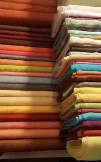 انواع حریر ملانژ و ارگانزا تور و تورکش رنگی