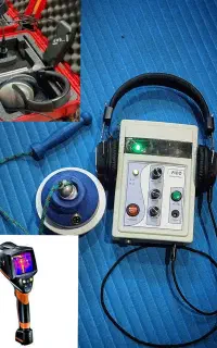 نشت یابی تصویری(رفع نم،رطوبت بدون کندن)لوله بازکنی