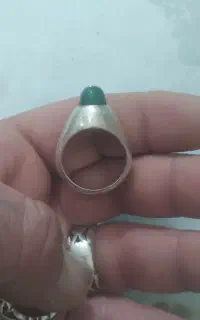 انگشتر عقیق یمنی سبز