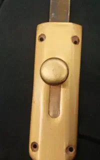 چفت درب چوبی برنجی آنتیک .