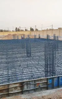 اجرای فنداسیون، ستون، سقف