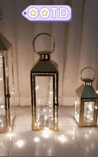 فانوس کنار سالنی مربع