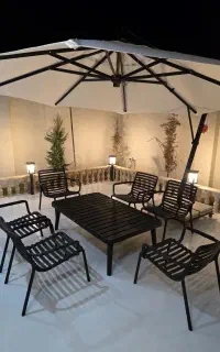 صندلی باغی مبل باغی پلیمر دولومیتی رست