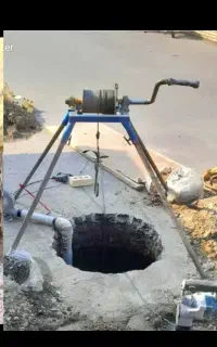 چاهکن مغنی چاه جدید فاضلاب ولایروبی سرتاسر مشهد