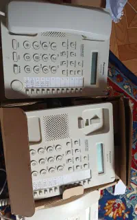 سه عدد تلفن اداری و خانگی. پاناسونیک بهترین کیفیت