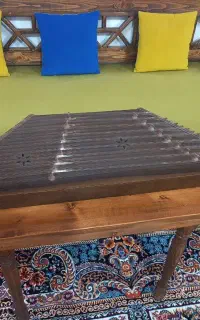 سنتور  چوب گردو دومهر  سفارشی  ساخت محمد علیزاده