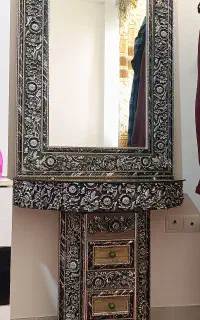 آینه شمعدون