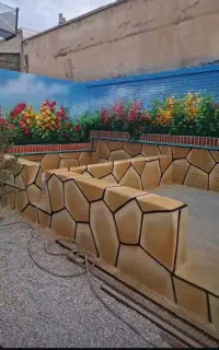 دیوار نویسی و دیوار نگاری نوری