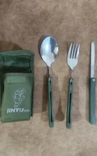 کارد و قاشق وچنگال همراه کمری و مسافرتی وکوهستانی