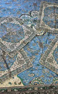 ترمه روتختی حسینی یزد مناسب برای جهاز عروس
