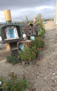 انوای گلدان سفال باربیکیو حوض آبنما گل سمپاش