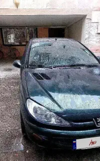 ماشین ۲۰۶ یشمی متالیک