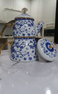 کتری قوری لعابی ترک برند شاهین اورجینال