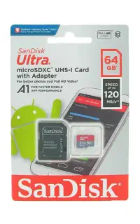 مموری میکرو ۶۴ گیگ sanDisk