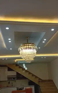 گچکاری و سفید ابزار و نور مخفی