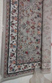 فرش ۹ م نگین مشهد تولید کاشان ۷۰۰ شانه تراکم ۲۲۵۰