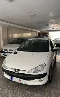 پژو ۲۰۶ SD بدون رنگ و بسیار تمیز