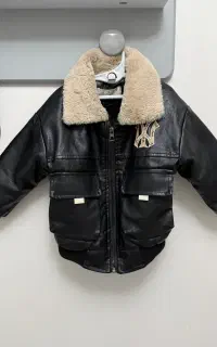 کاپشن چرم  بچه گانه