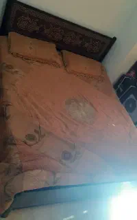 تخت خواب فلزی چوبی(بدون تشک)