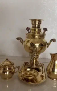سماور یک لیتری برنج