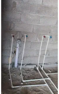لوله کشی آب و فاضلاب و نصب پمپ، آبگرمکن، شیرآلات