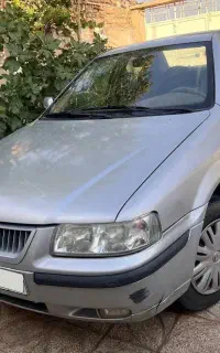سمند مدل ۸۴ رنگ نقره ای سواری درحد