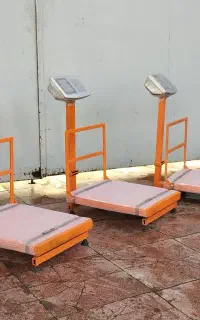 باسکول 300 کیلویی تاشو شاسی سنگین ایرانی