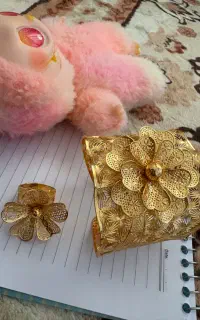 دستبندوانگشتر رنگ ثابت