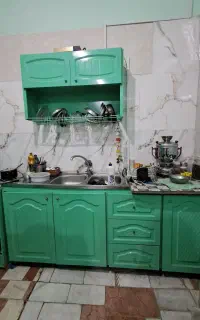 یخچال گاز کابینت بخاری روشویی میزوصندلی ۳نفره