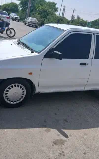 پراید مدل ۹۷ بدون رنگ شاسی پلم