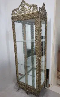 بوفه  ساعت میزتلفن برنجی میز تلوزیون جا کفشی
