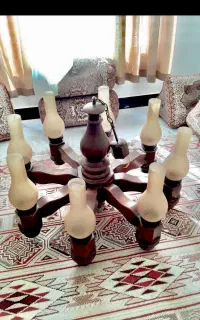 لوستر چوبی