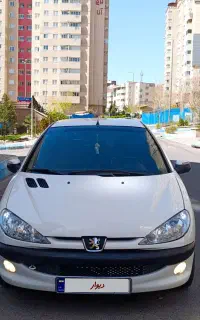 پژو 206 تیپ 2 مدل 89 بدون رنگ بدون پشت چراغی