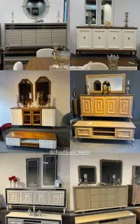 کنسول آینه میز ناهارخوری میز تی وی