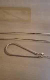 ست آویز و دستبند ماری جنس استیل