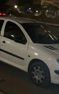 پژو۲۰۶ sd tu5بی رنگ تمیز