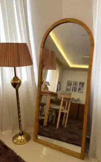 آینه قدی چوبی گنبدی