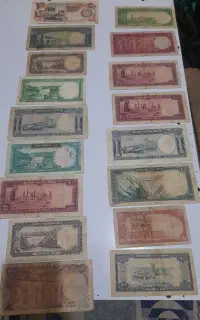 اسکناس ده ریالی رضا شاه،اسکناس‌های محمد رضا شاه