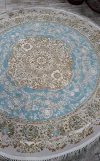 فرش آشپزخانه ترکیه دایره مارک ایپک ۱۲۰۰شانه گرد۱۵۰