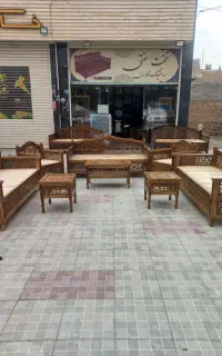تخت سنتی ومیز سنتی مدل M1007