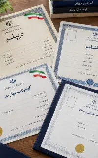 مدرک کارشناسی با رشته های گوناگون