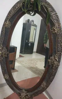 آینه چوبی بزرگ
