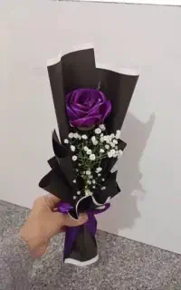 گل با روبان