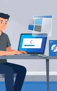 نصب ویندوز در محل