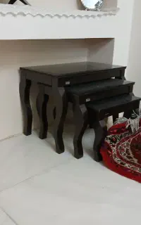 میز جلو مبلی چوب گردو